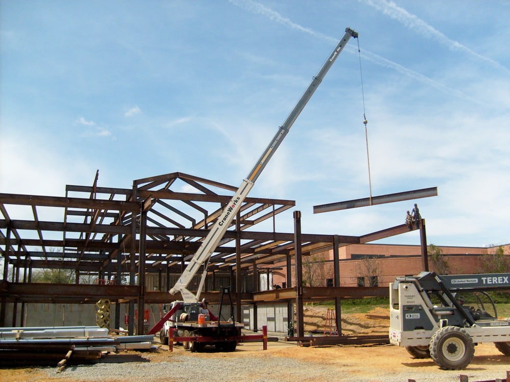Cordel Hospital steel work completed by South Central Steel, Inc.