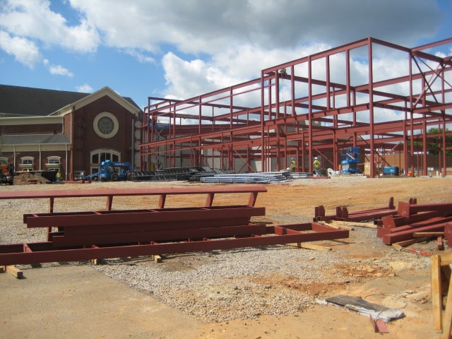 FBC Trussville steel work completed by South Central Steel, Inc.
